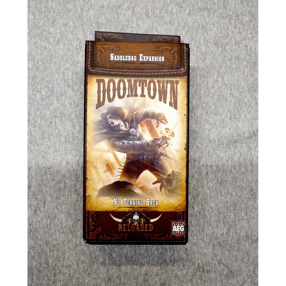 New Unopened Doomtown Reloaded No‎ Turning Back Saddlebag Expansion #5 (Alderac)